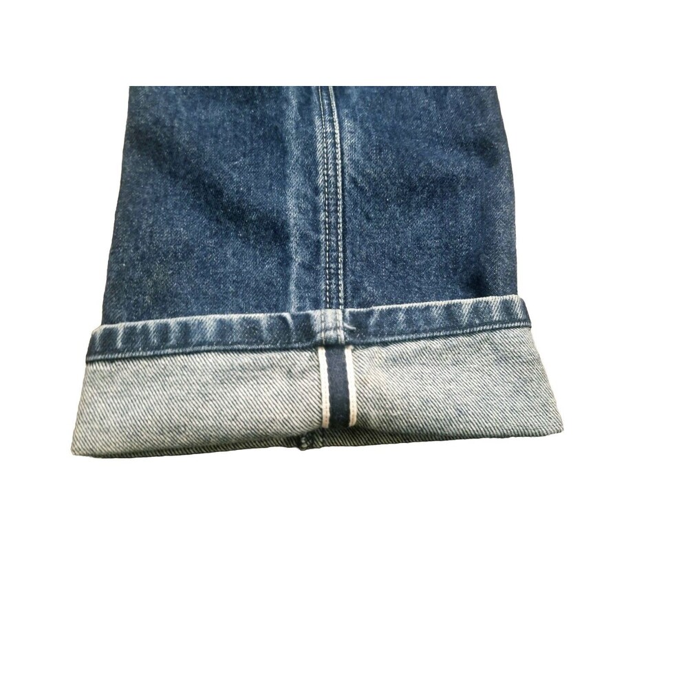 Marithe Francois Girbaud Jeans Men Size 30x35 Vtg Selvedge Denim High Yoke Waist - Picture 5 of 8